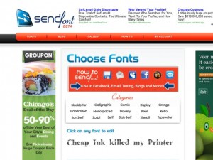 SendFont Design and Logo